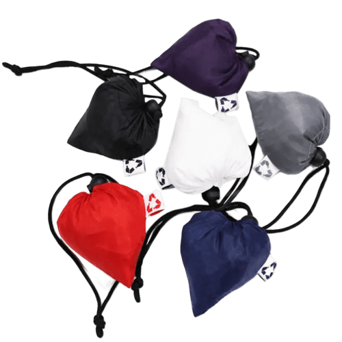 Promotional Recycled Polyester Foldable Bag in a Choice of Colours from Total Merchandise