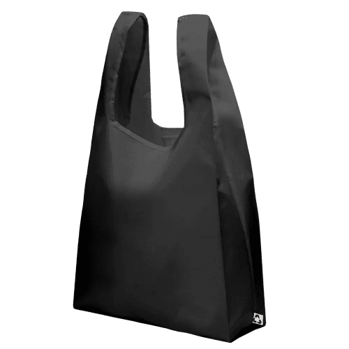 Customisable Black Vest Style Foldable Bag from Total Merchandise