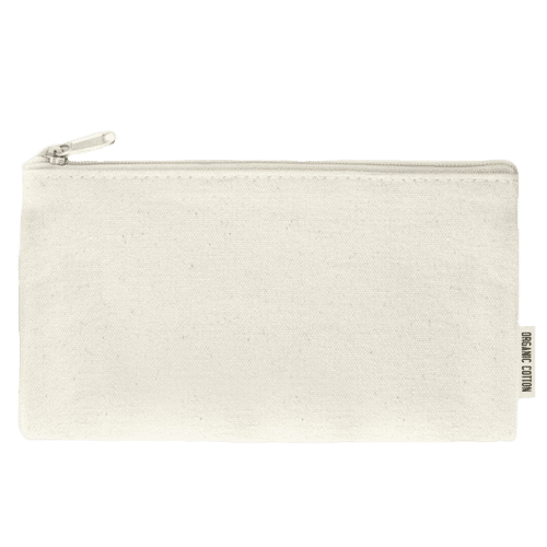 Custom printed Organic Pencil Case in natural from Total Merchandise