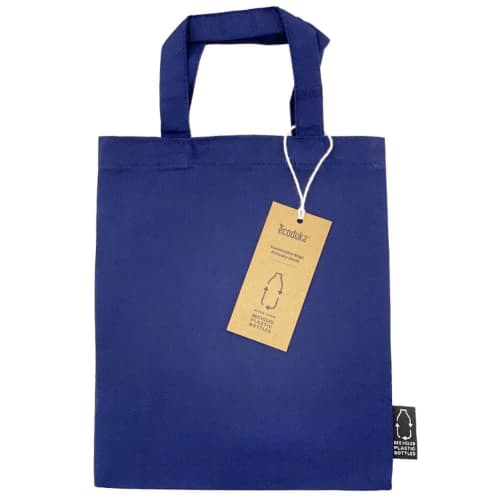 Custom branded Navy Mini rPET Bag from Total Merchandise