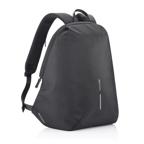 Custom Branded Bobby Soft Anti-Theft Backpack in Black