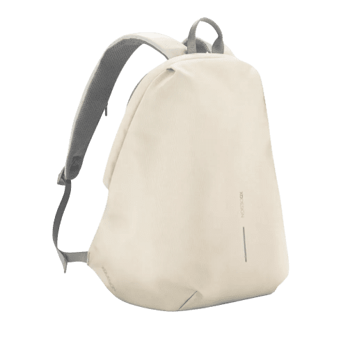 Printed Bobby Soft Anti-Theft Backpack in Beige