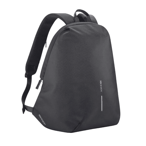 Custom Branded Bobby Soft Anti-Theft Backpack in Black