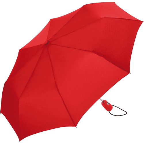 Custom branded Fare Automatic Mini Umbrella in Red from Total Merchandise