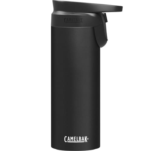 Promotional 500ml Vacuum Insulated Travel Mug in Black from Total Merchandise