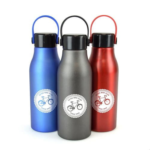 UK Branded Dapto Metal Drinks Bottles Printed with a Logo from Total Merchandise