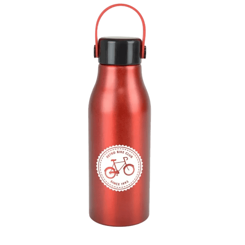 Custom Engraved Dapto Metal Bottles in Red from Total Merchandise