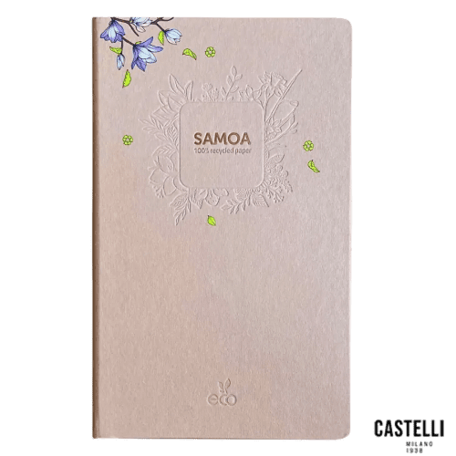 Our promotional Samoa Recycled Notebook is customised by Total Merchandise to show your logo