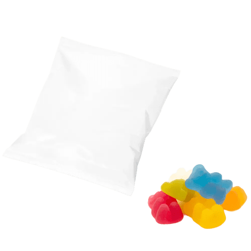 An unbranded version of Vegan Bears Flow Bag with an example of its contents from Total Merchandise