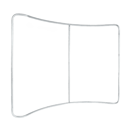 Unbranded Formulate Curved Walls are custom printed by Total Merchandise to promote your logo.