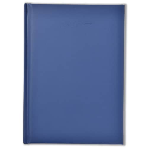 A5 SmoothGrain Day to Page Diary in Blue