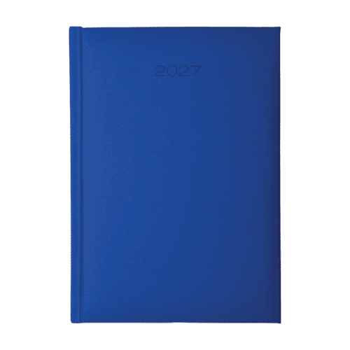 A5 SmoothGrain Day to Page Diary in Royal Blue