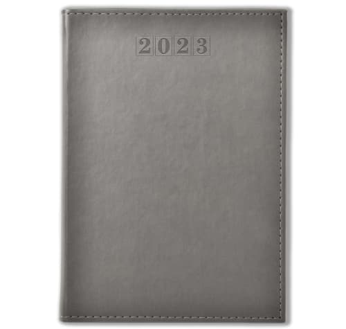 Promotional NewHide Premium A5 Day Per Page Diary in Grey from Total Merchandise