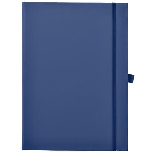 Promotional SmoothGrain A5 Notebook in Blue from Total Merchandise