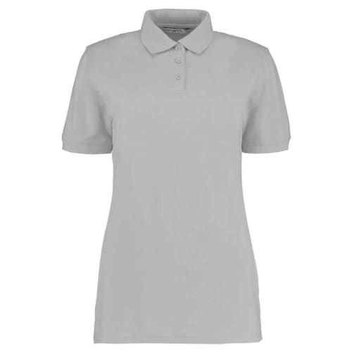 Promotional Kustom Kit Womens Classic Polo Shirts with a design from Total Merchandise - Heather grey