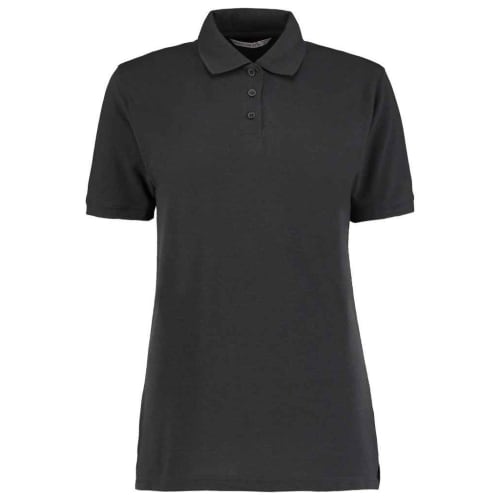 Printed Kustom Kit Womens Classic Polo Shirts with a design from Total Merchandise - Graphite grey