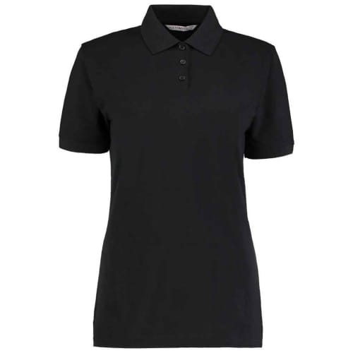 Personalised Kustom Kit Womens Classic Polo Shirt with a design from Total Merchandise - Black