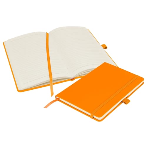 Notes London A5 Neon Notebooks in Neon Orange