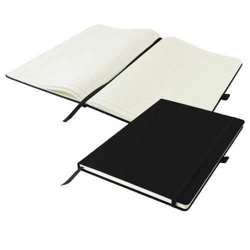 Dunn Soft Feel A4 Notebooks in Black