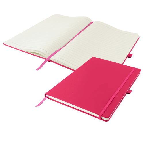 Dunn Soft Feel A4 Notebooks in Pink