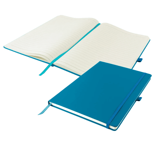 Dunn Soft Feel A4 Notebooks in Teal