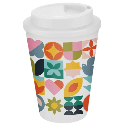 Custom Printed 350ml Metro Coffee Cup with a 360 Wrap in Full Colour from Total Merchandise
