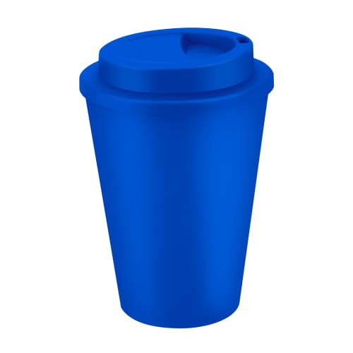 Customisable 350ml Metro Coffee Cup in Blue with no logo from Total Merchandise