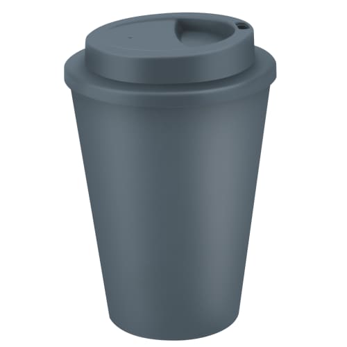 Customisable 350ml Metro Coffee Cup in Grey with no logo from Total Merchandise