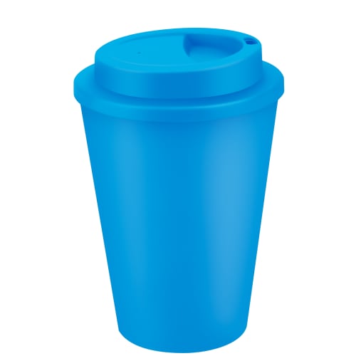 Customisable 350ml Metro Coffee Cup in Light Blue with no logo from Total Merchandise