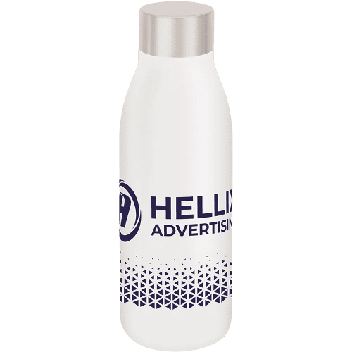 Reusable Stella Vacuum Bottle in White/Silver