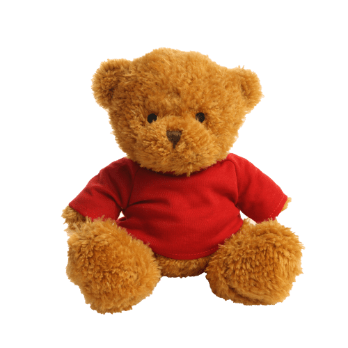 18cm James Teddy Bear in Red