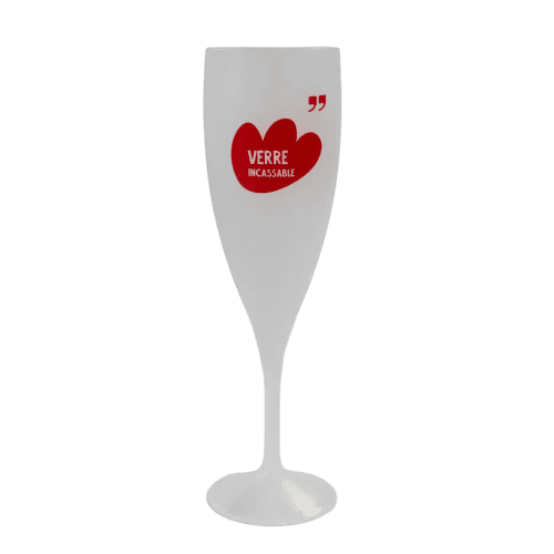 Plastic Champagne Flute in Clear