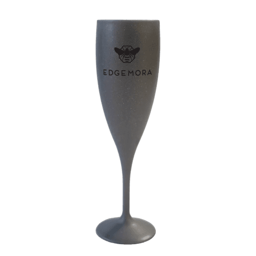 Plastic Champagne Flute in Silver