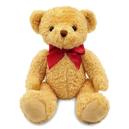 Custom Printed 18cm William Teddy Bear in Golden from Total Merchandise