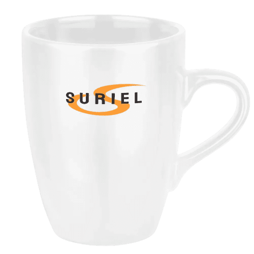 Custom printed Melbourne Mug in White from Total Merchandise