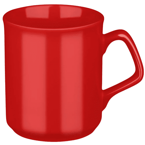 Logo branded Orion Mug in Red from Total Merchandise