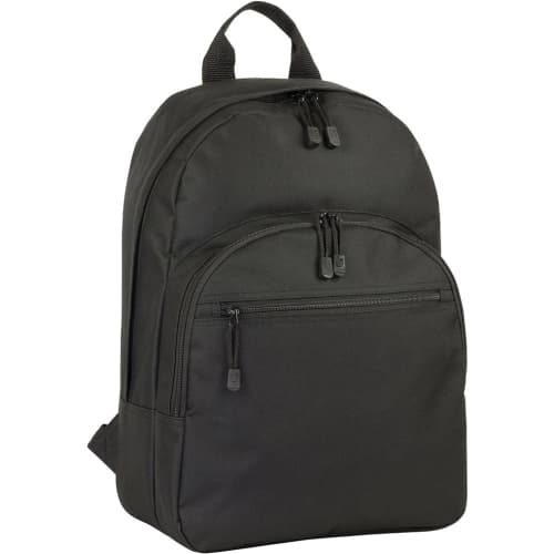 Custom branded Eco Recycled Rpet Backpack in Black from Total Merchandise