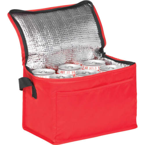 Promotional Tonbridge Eco 6 Can Cooler in Red from Total Merchandise