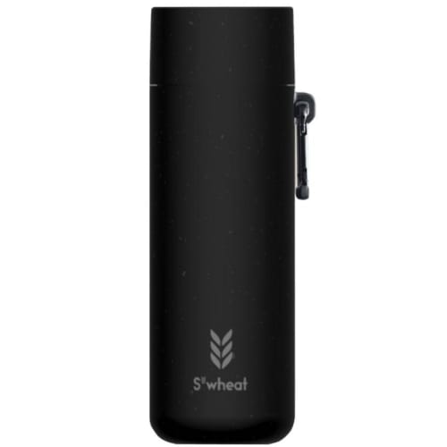 Customisable S'Wheat Bottle in Black from Total Merchandise