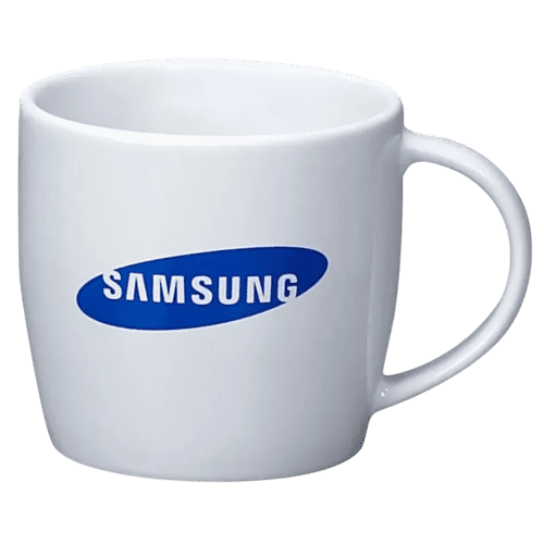 Tradeshow Prado Mugs are either full or spot colour printed by Total Merchandise to show your logo.