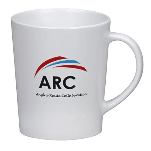 White Metro Mug