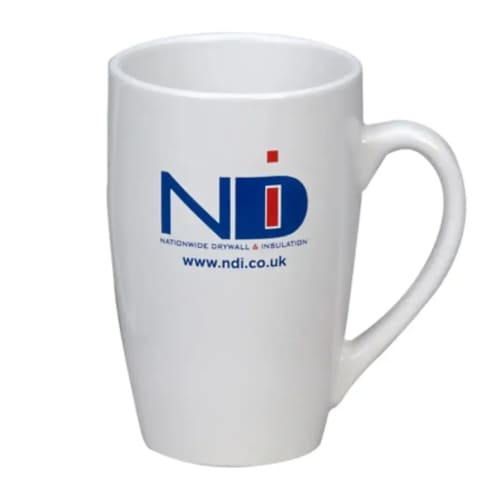 Business convention Tate Mugs are custom branded by Total Merchandise to boost your brand presence.