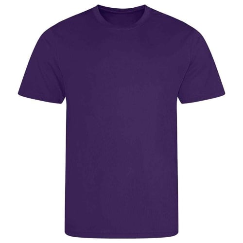 Custom Printed Recycled T-shirt in Purple available to personalise with your company logo/design