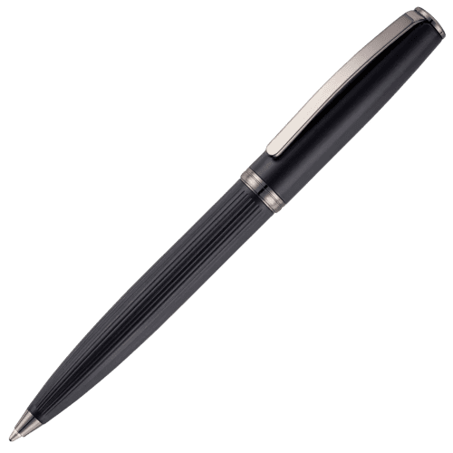 Logo branded Kymera Prestige Ballpen in Matt Black from Total Merchandise