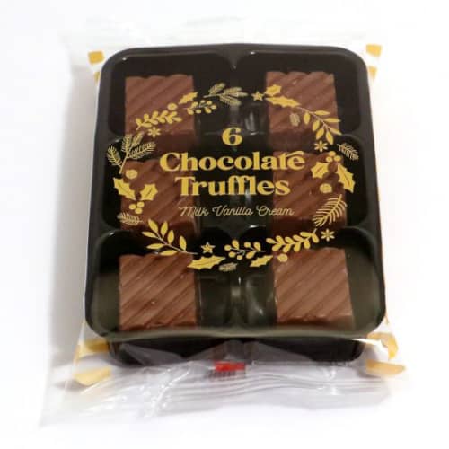 Custom Branded Vanilla Cream Chocolate Truffle Tray Printed with a Logo by Total Merchandise