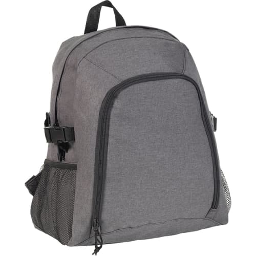 Logo branded Chillenden Eco Recycled Business Backpack in Grey from Total Merchandise
