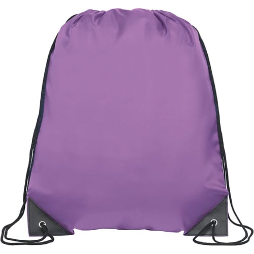 Promotional Kingsgate Eco Recycled Drawstring Bag in Purple from Total Merchandise