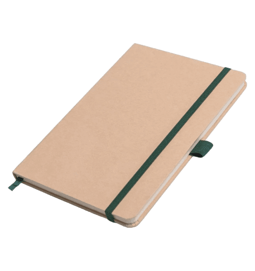 A5 Ultimate Kraft Notebook in Natural/Green