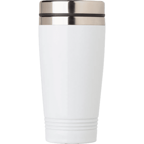 Stainless Steel Drinking Mug in White