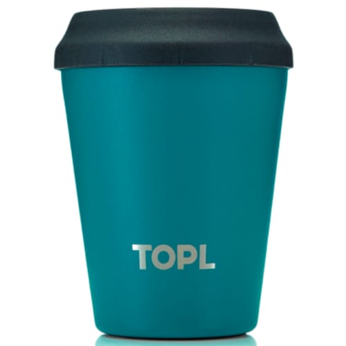 Promotional Short 8oz Topl Cups are logo branded by total Merchandise to make your logo visible.